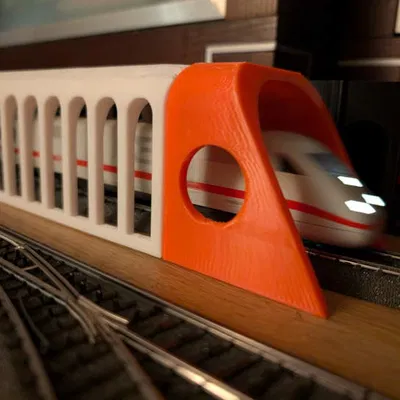 H0 Tunnel / Tunnel Ray Gỗ như Brio/Ikea tỉ lệ 1:87