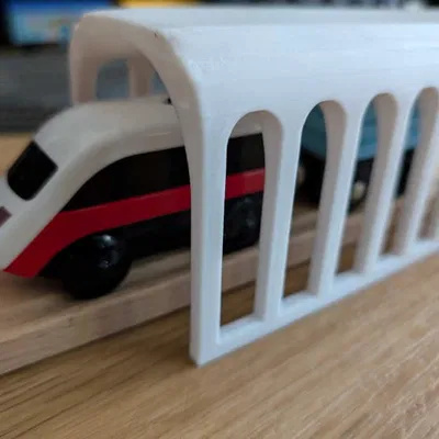 H0 Tunnel / Tunnel Ray Gỗ như Brio/Ikea tỉ lệ 1:87