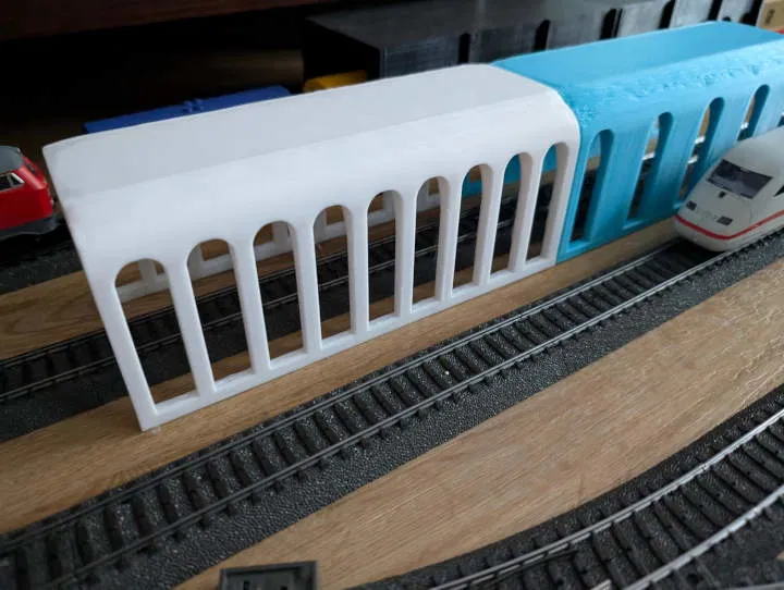 H0 Tunnel / Tunnel Ray Gỗ như Brio/Ikea tỉ lệ 1:87 - Image 6