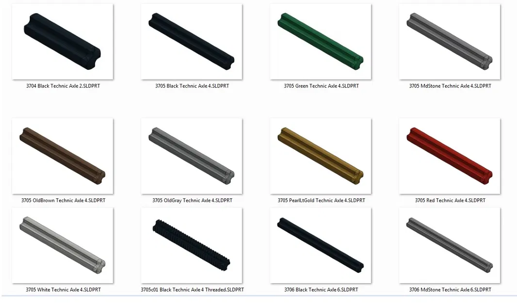 Trục Lego Technic Đa Dạng - Image 1