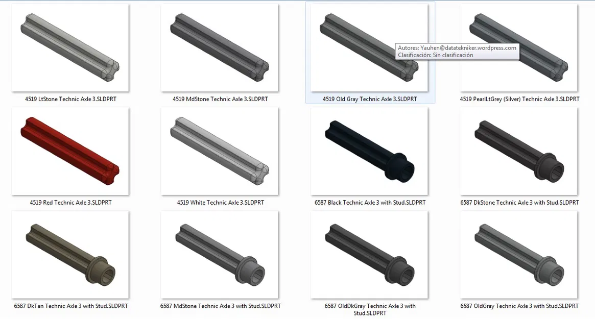 Trục Lego Technic Đa Dạng - Image 2