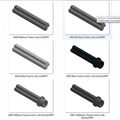 Trục Lego Technic Đa Dạng