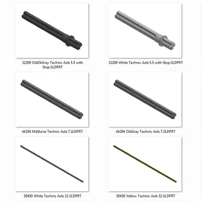 Trục Lego Technic Đa Dạng