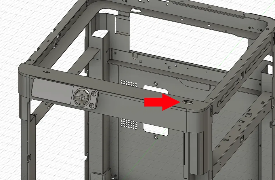 Nắp Bịt Hộp Máy in Bambulab P1S P1P - Image 3