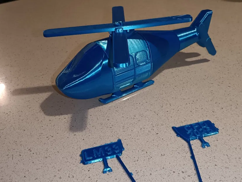 Mô Hình Máy Bay Trực Thăng Đồ Chơi Kit Card - Image 2