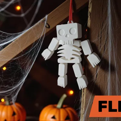 Bộ Xương "Skeleton Helloveen - flex" Treo Tường