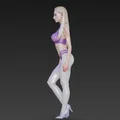 Tượng Phụ Nữ Vẽ Bodypainting Đẹp - Thumbnail 3