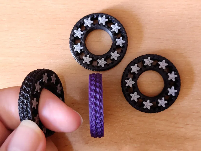 Nhẫn Fidget Bánh Răng Sao - Image 1