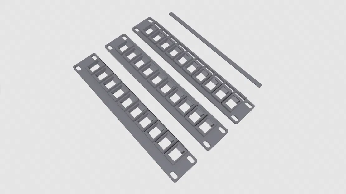 Khay Keystone Patch Panel 10 inch Kèm Nhãn - Image 1