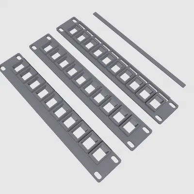 Khay Keystone Patch Panel 10 inch Kèm Nhãn