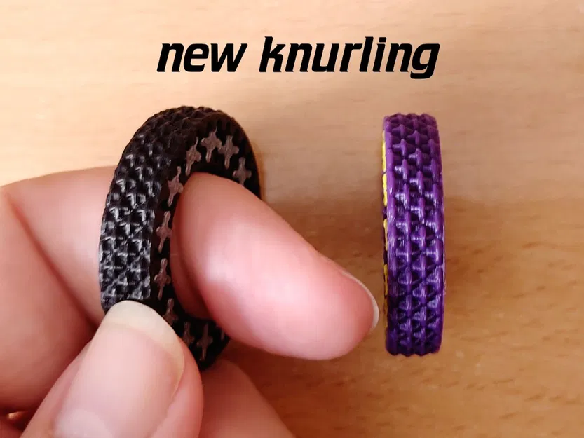 Nhẫn Bánh Răng Fidget Có Vân Xoắn Trùng Thiết Kế - Image 1