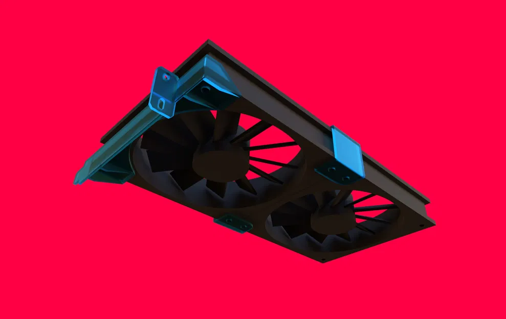 In 3D Khe PCIe cho Quạt 120mm Thay thế quạt GPU - Image 1