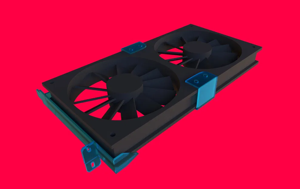 In 3D Khe PCIe cho Quạt 120mm Thay thế quạt GPU - Image 2