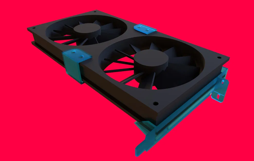 In 3D Khe PCIe cho Quạt 120mm Thay thế quạt GPU - Image 3