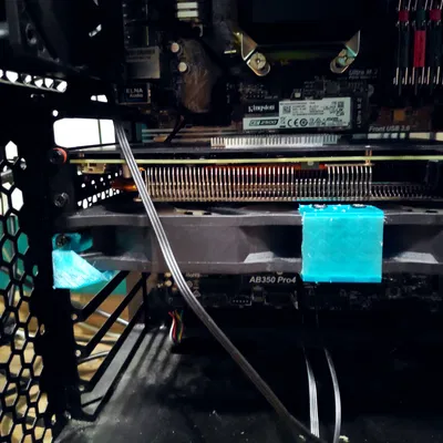 In 3D Khe PCIe cho Quạt 120mm Thay thế quạt GPU