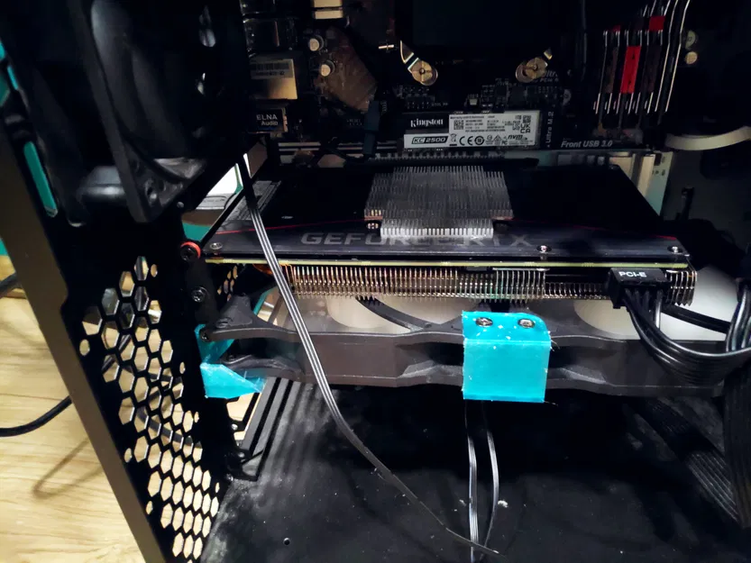 In 3D Khe PCIe cho Quạt 120mm Thay thế quạt GPU - Image 6