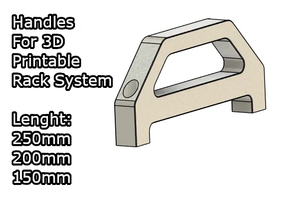 Tay nắm cho rack in 3D - Image 1