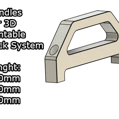 Tay nắm cho rack in 3D