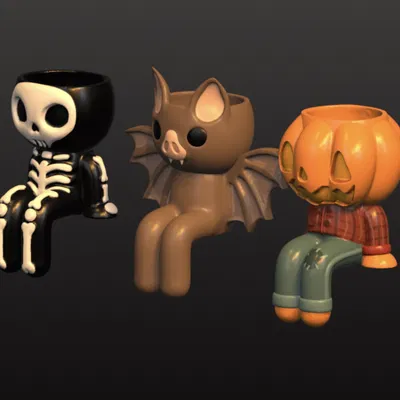 Chậu cây Sen đá "Bạn bè Ma quái"