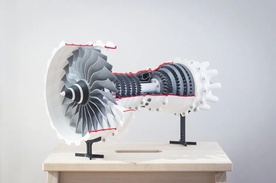 Bản vẽ lắp ráp Mô hình Động cơ Phản lực của Catiav5ftw - Image 3