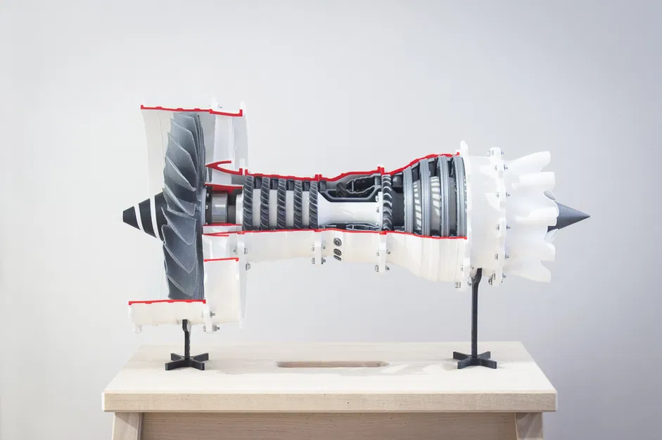 Bản vẽ lắp ráp Mô hình Động cơ Phản lực của Catiav5ftw - Image 4