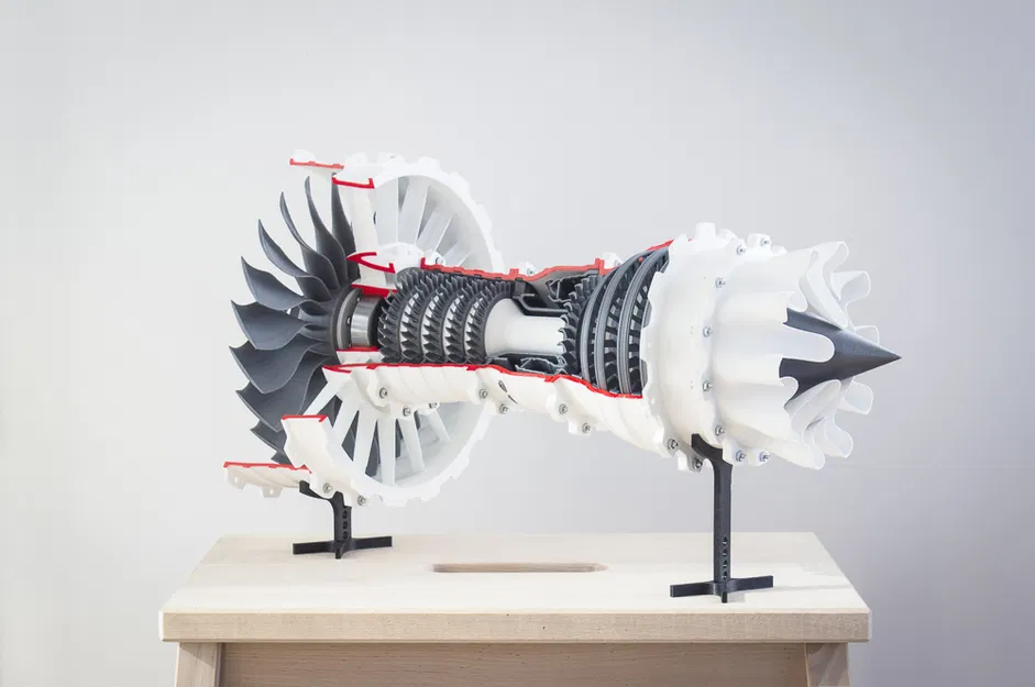 Bản vẽ lắp ráp Mô hình Động cơ Phản lực của Catiav5ftw - Image 5