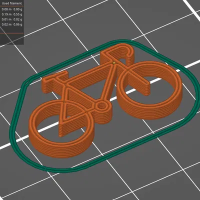 Móc Khóa Xe Đạp / Xe Máy - In Nhanh Dễ Dàng - Ý Tưởng Quà Tặng