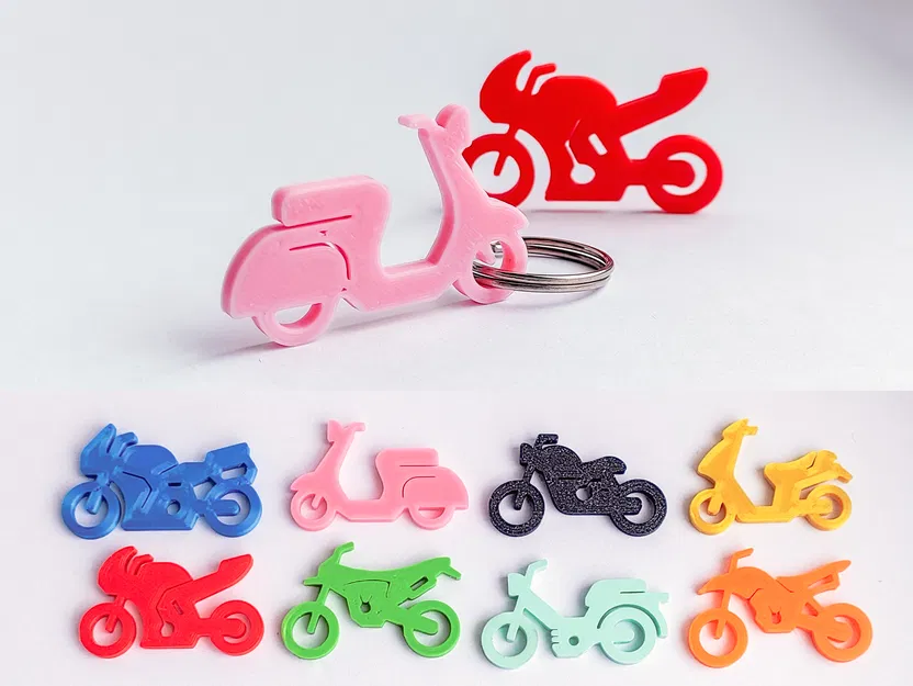Móc Khóa / Móc Chìa Khóa Xe Máy / Xe Ga - Quà Tặng Độc Đáo - Image 1