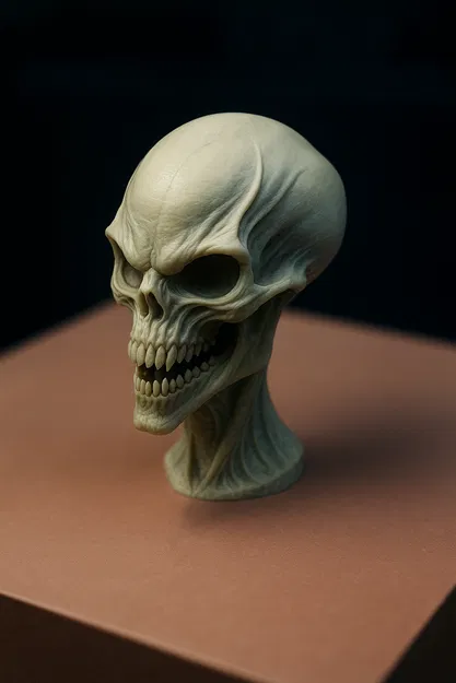 Người Canh Giữ Vực Thẳm – Hộp Sọ Người Ngoài Hành Tinh Siêu Chi Tiết - Image 1