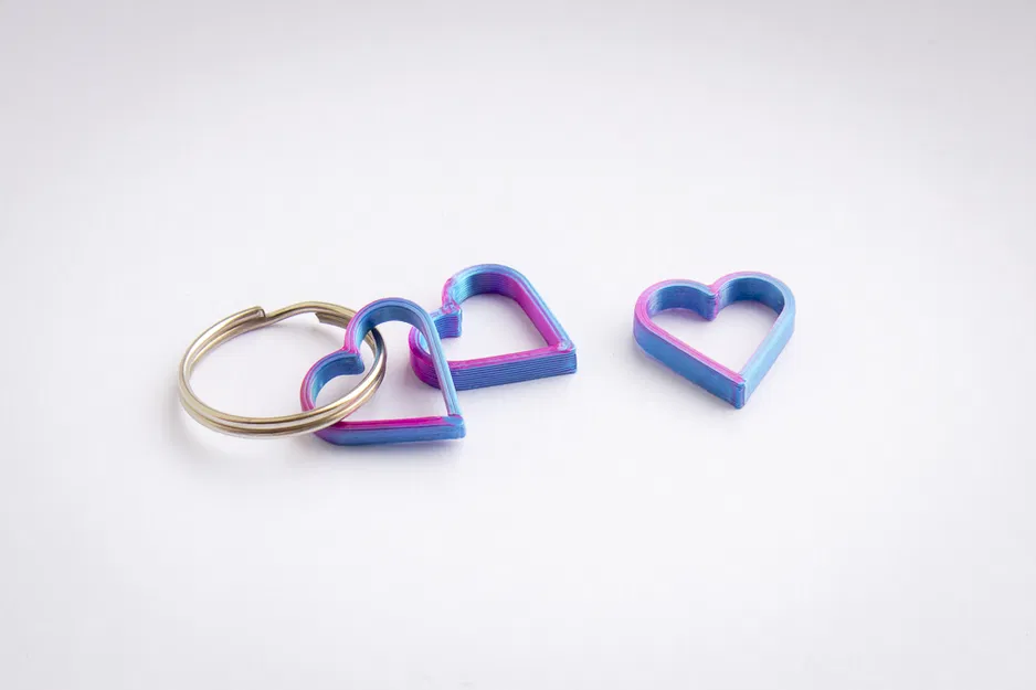 Móc Khóa Hình Trái Tim / Charm Chìa Khóa - Ý Tưởng Quà Tặng - Image 1