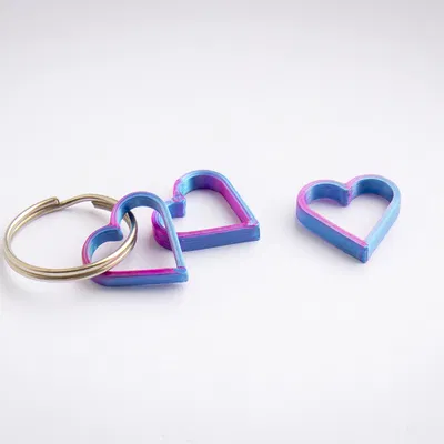 Móc Khóa Hình Trái Tim / Charm Chìa Khóa - Ý Tưởng Quà Tặng