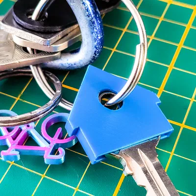 Nắp Chìa Khóa Nhà 24mm - Móc Khóa - In Nhanh và Dễ