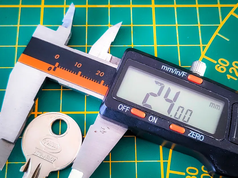 Nắp Chìa Khóa Nhà 24mm - Móc Khóa - In Nhanh và Dễ - Image 4