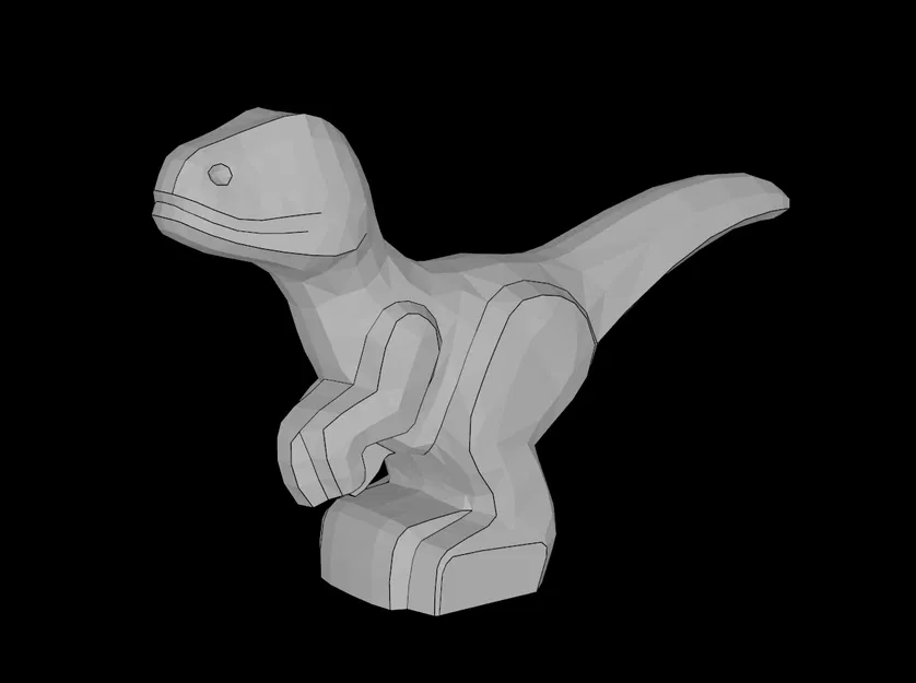 Khủng Long Con Đứng Tương Thích Lego (37829.dat) - Image 1