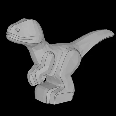 Khủng Long Con Đứng Tương Thích Lego (37829.dat)