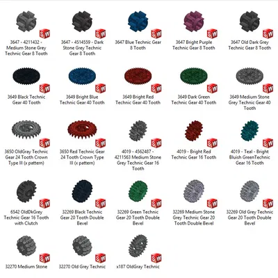 LEGO - Bánh răng Technic