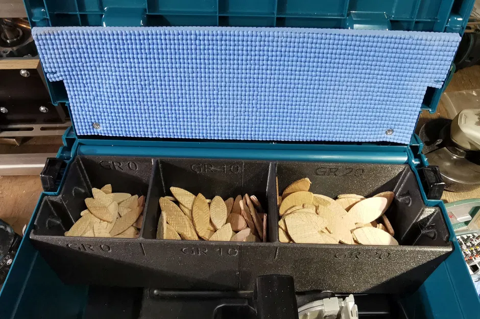 Hộp Lamello Makita DPJ180 Plate Joiner Flachdübelfräse - Image 2