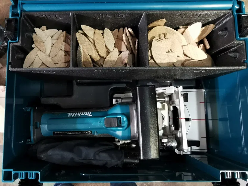 Hộp Lamello Makita DPJ180 Plate Joiner Flachdübelfräse - Image 4