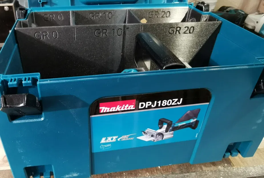 Hộp Lamello Makita DPJ180 Plate Joiner Flachdübelfräse - Image 5