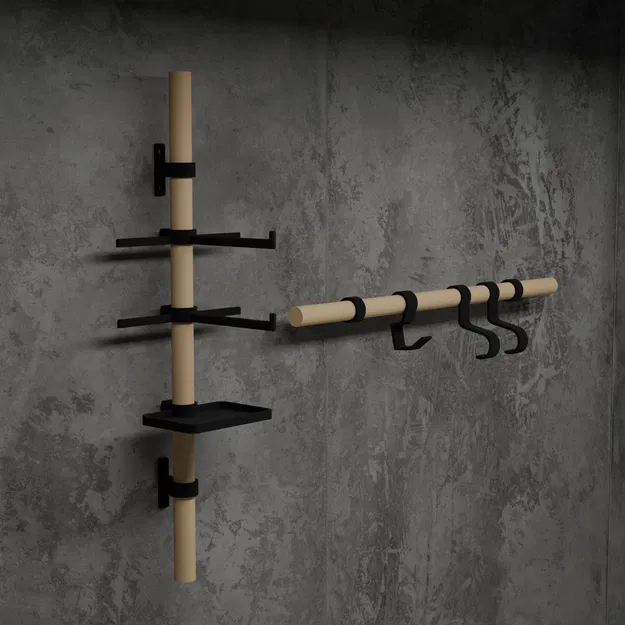 Giá Đỡ Lưu Trữ Phụ Kiện Xe Đạp - Lấy Cảm Hứng Từ Tons Gear Organizers - Image 1