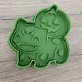 Khuôn Cắt Bánh Quy Halloween Bulbasaur - Pokémon - Thumbnail 1