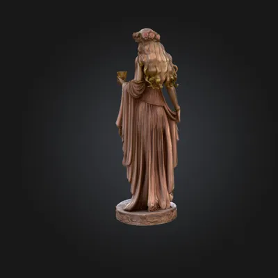 Tượng Nữ thần Sắc Dục "Goddess of Desire" - File In 3D