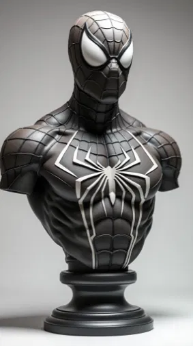 Tượng Bán Thân Spider-Man Phong Cách Tối Giản - Image 1