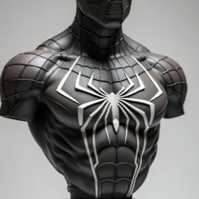 Tượng Bán Thân Spider-Man Phong Cách Tối Giản