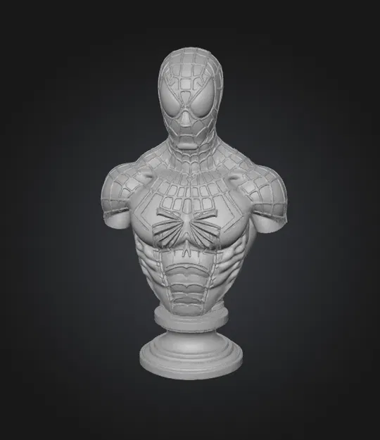 Tượng Bán Thân Spider-Man Phong Cách Tối Giản - Image 2