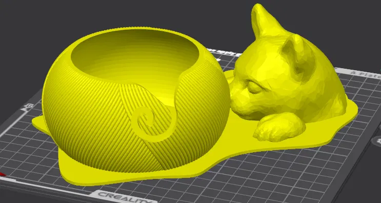 Khuôn giữ len hình mèo con tinh nghịch - Image 1