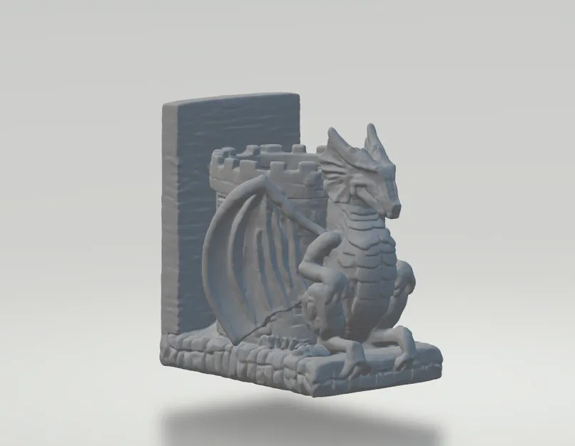 Hộp Đựng Bút Lâu Đài Rồng – Mô Hình Fantasy In 3D Trang Trí Bàn - Image 1