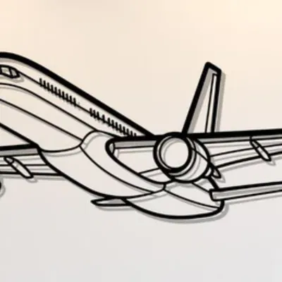 Tranh Treo Tường Máy Bay Boeing 757-200