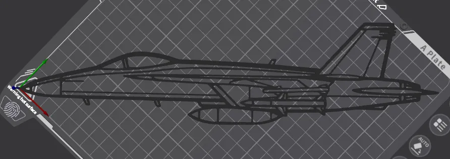 Nghệ thuật treo tường McDonnell Douglas F-18 Hornet - Image 2
