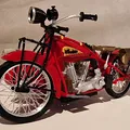 Mô hình Indian Scout 1:10 600cc 1928 có thùng xe - Thumbnail 2